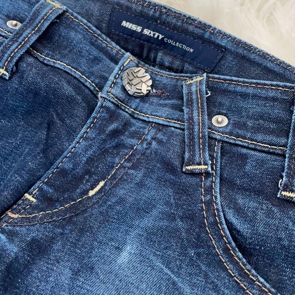 Miss Sixty dark blue Jeans with Zippers on the leg - Picture 8 of 12